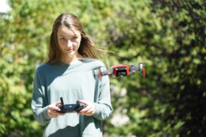 Addie Woods Learns To Fly A Drone Through Her Internship
