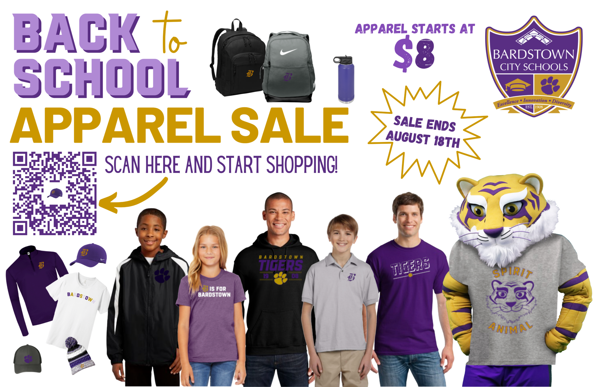 SHOP OUR NEW BCS BACK TO SCHOOL SALE THROUGH OUR ONLINE STORE