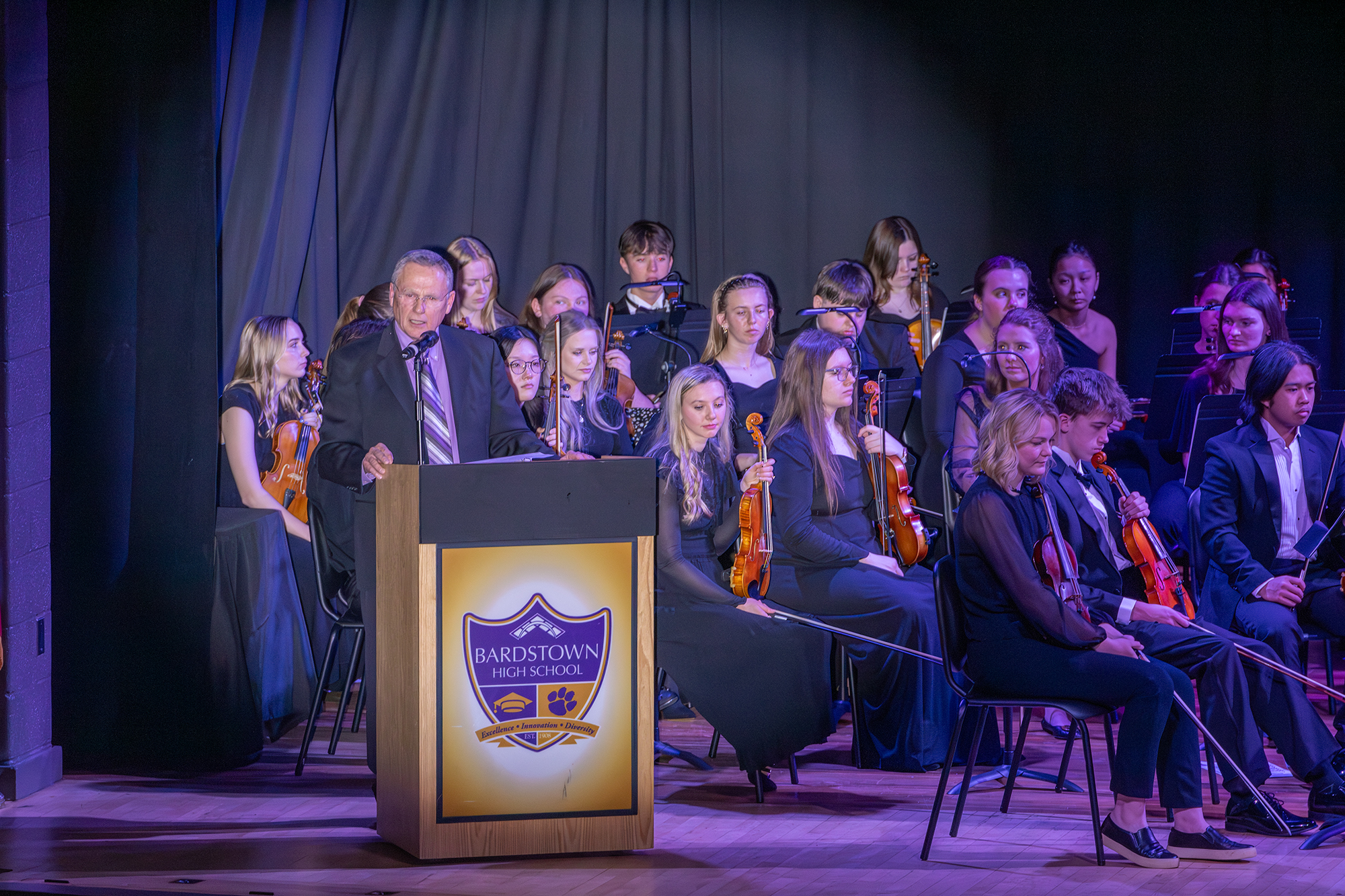 Former superintendent Brent Holsclaw spoke about Dr. Smotherman's lasting legacy at BCS.