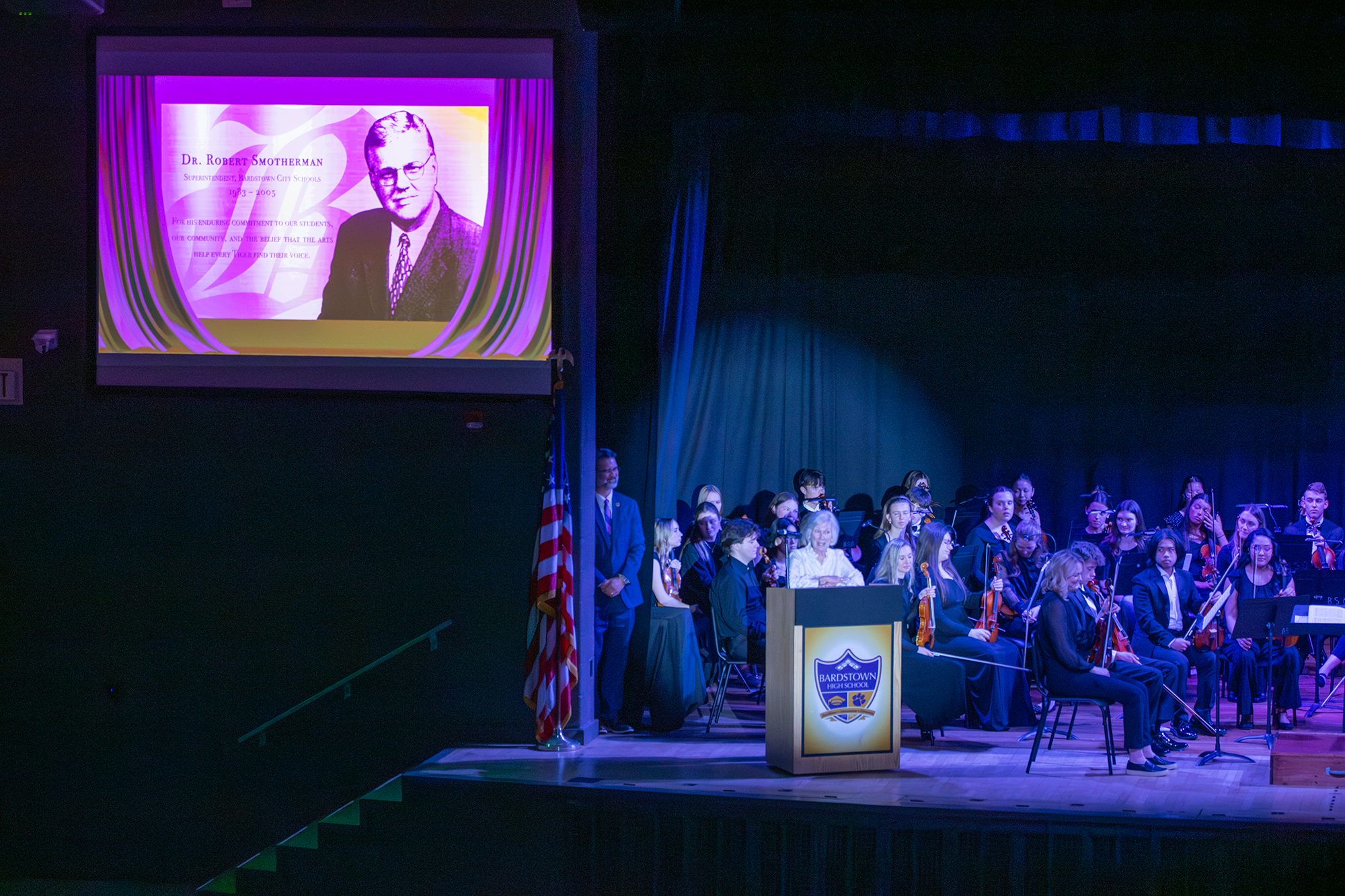 Mrs. Janice Smotherman thanks the BCS community.